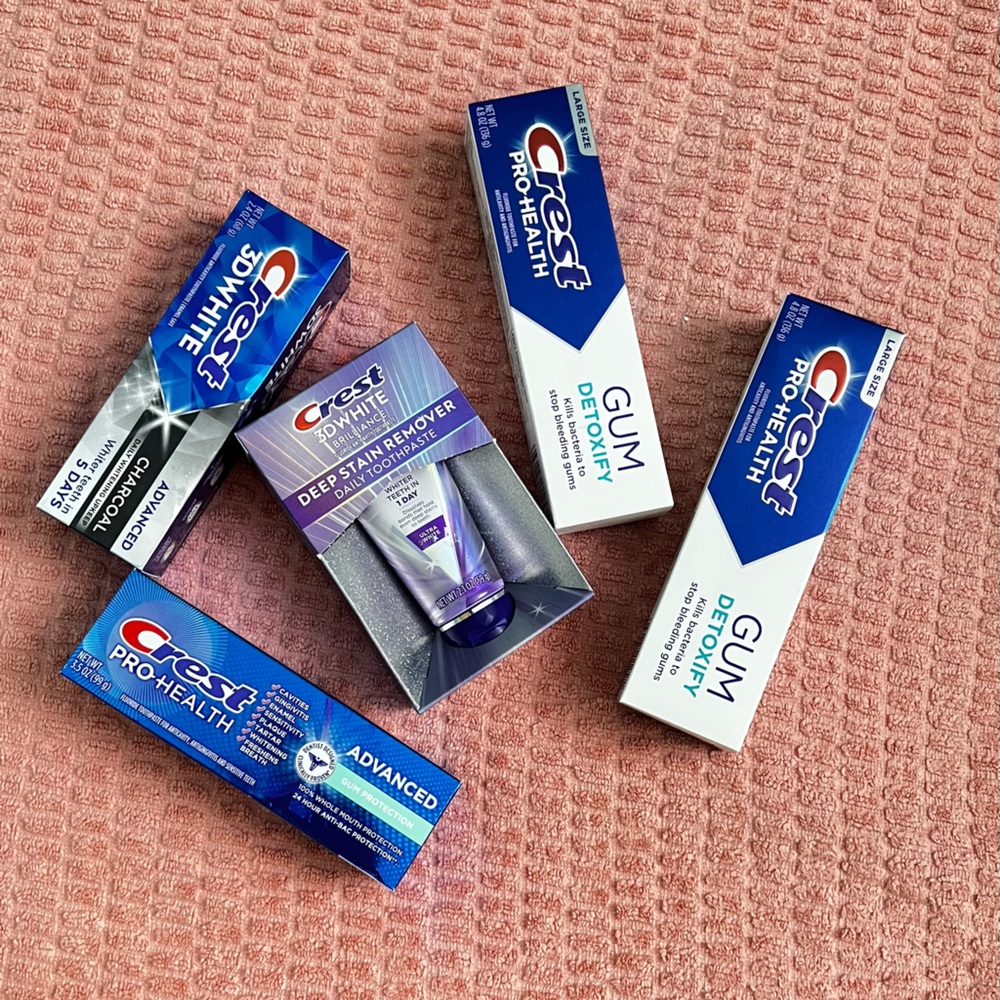 Crest Pro-Health and 3D White Toothpaste Collection